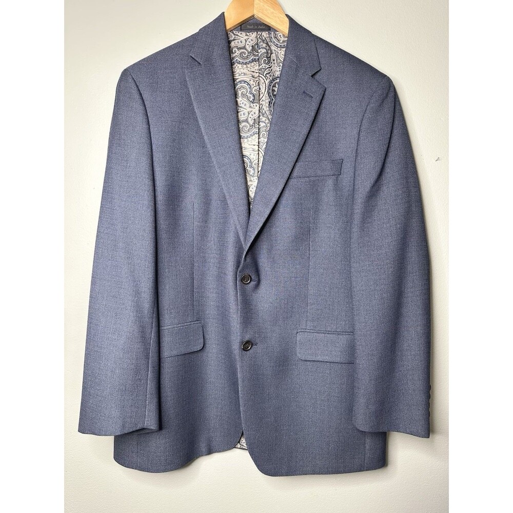 Lauren Ralph Lauren Men’s Blazer Size 40R Slate Blue Paisley Lining Corporate